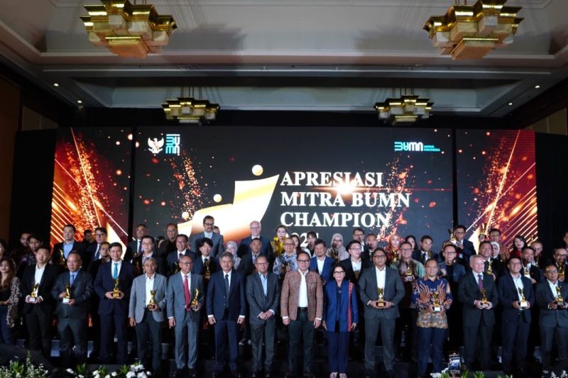 BNI dan mitra meraih penghargaan Mitra BUMN Champion 2024