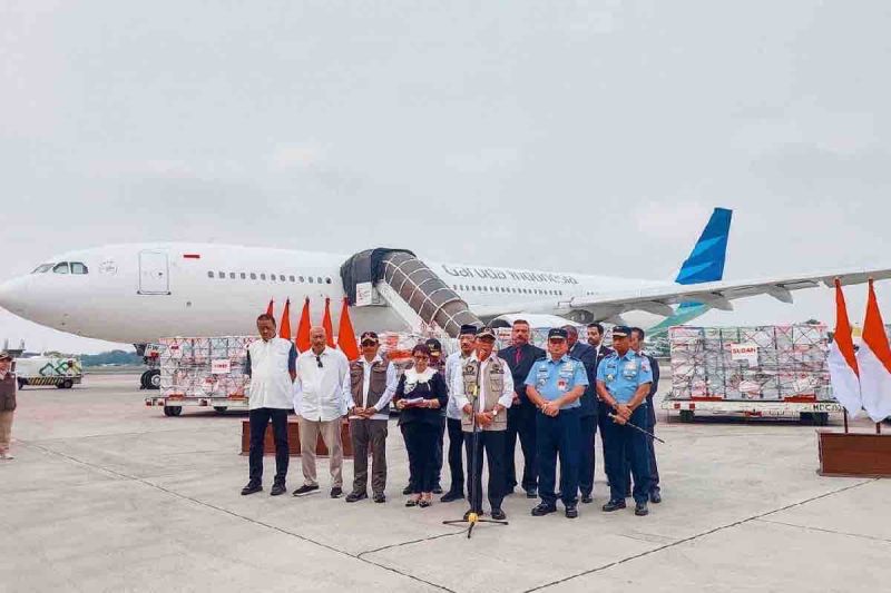 Garuda terbangkan 28 ton bantuan ke Sudan, Yaman dan Palestina 