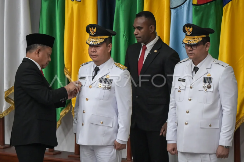 Pelantikan Pj Gubernur DKI Jakarta dan Papua Tengah