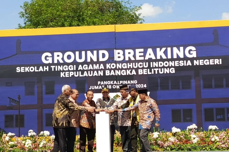 Wamenag  'ground breaking' Sekolah Tinggi Konghucu Negeri Babel