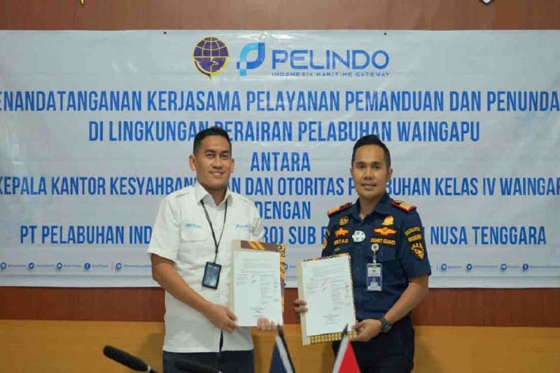 kemenhub-pelindo-kerja-sama-pelayanan-pemanduan-pelabuhan-waingapu