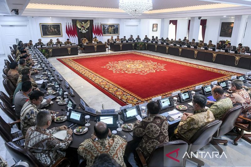 Prabowo minta kabinetnya sinergi raih swasembada pangan dan energi