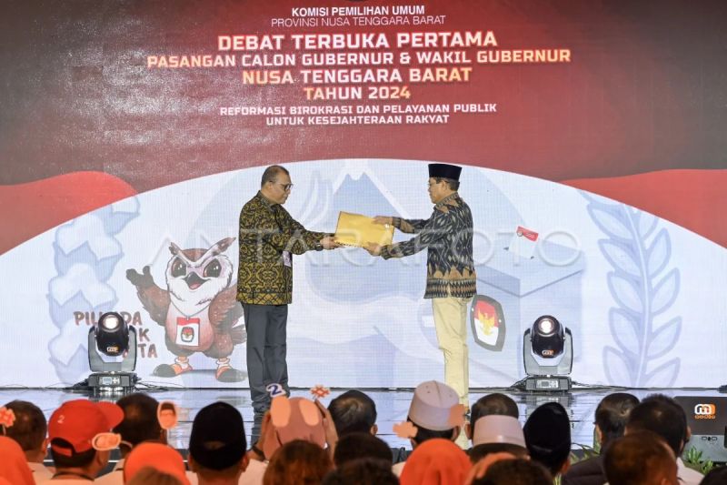 Debat pertama Pilkada NTB 2024