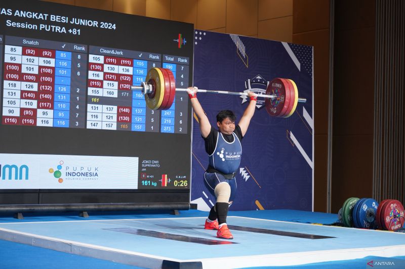 Lifter Indonesia berlatih di pelatnas hadapi ajang bergengsi 2025