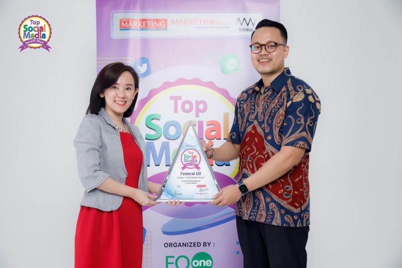 Optimalisasi sektor digital, Federal Oil raih Social Media Award 