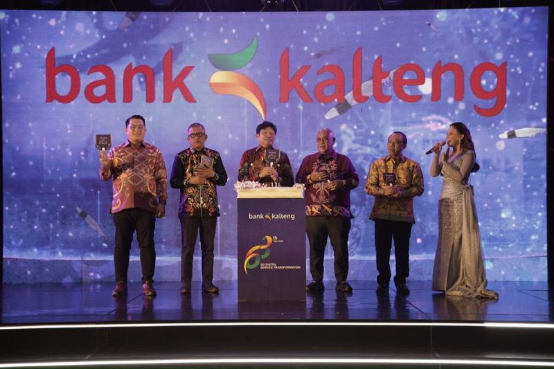 Rayakan HUT ke-63 tahun, Bank Kalteng rilis logo baru dan siap jawab tantangan di era digital