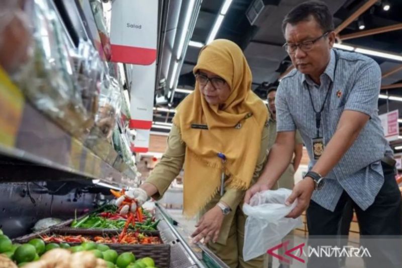 Jakpus rutin cek pasar untuk pastikan harga pangan tetap aman