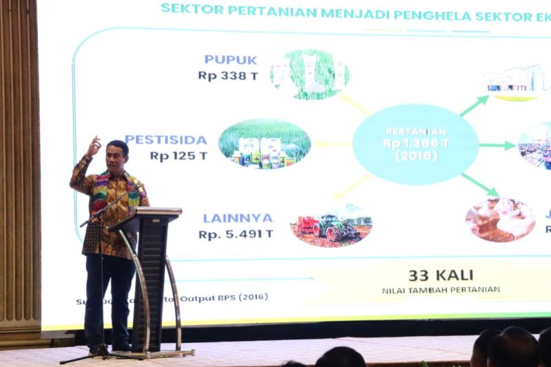 Mentan petakan 500 ribu hektare cetak lahan sawah di Kalsel