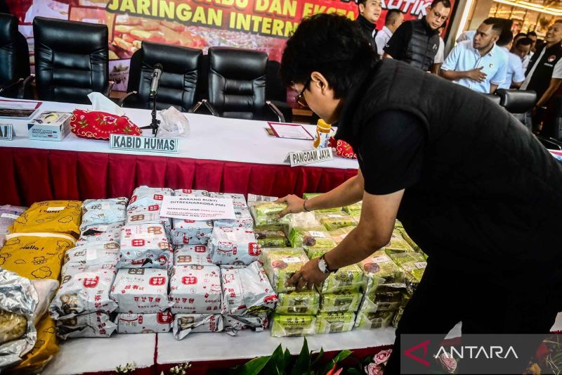 Polisi ungkap peredaran 207 kg sabu-sabu jaringan internasional di Jakarta