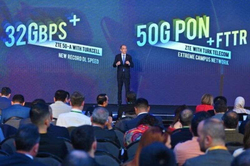 CEO, ZTE, Xu Ziyang, Berpartisipasi dalam 5G Summit & User Congress 2024