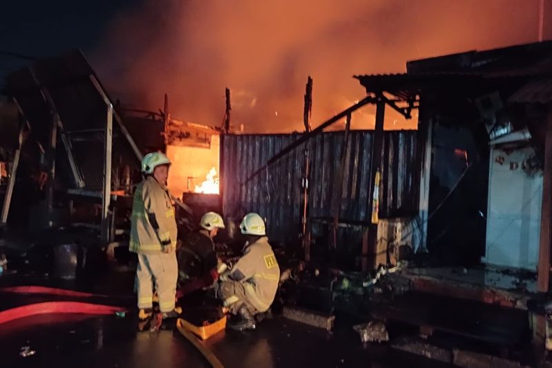 Dua kebakaran terjadi di Jakarta Utara pada Rabu pagi