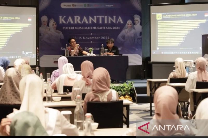 Diskominfo edukasi medsos finalis Puteri Muslimah Nusantara