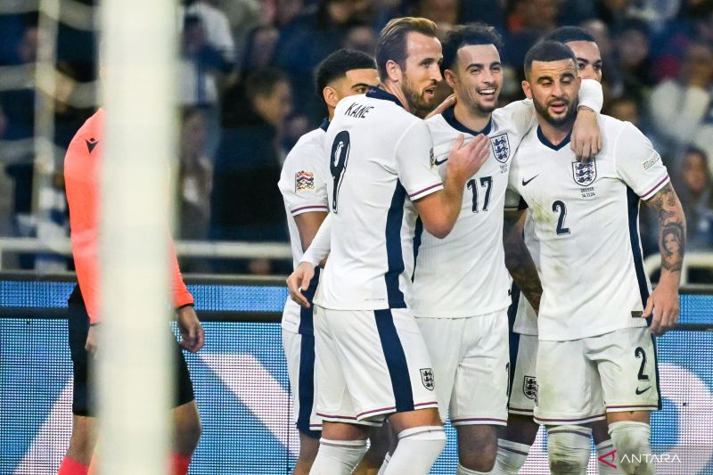 Inggris tuntaskan dendam kepada Yunani dengan menang 3-0