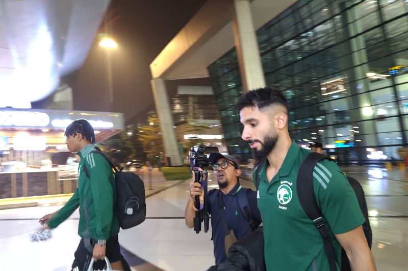 Timnas Arab Saudi tiba di Indonesia