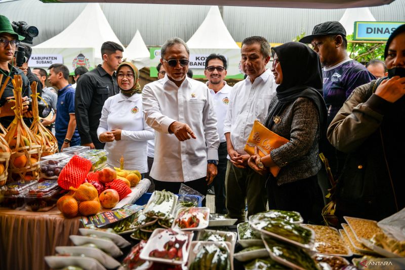 Menko Bidang Pangan tinjau program ketahanan pangan di Bandung