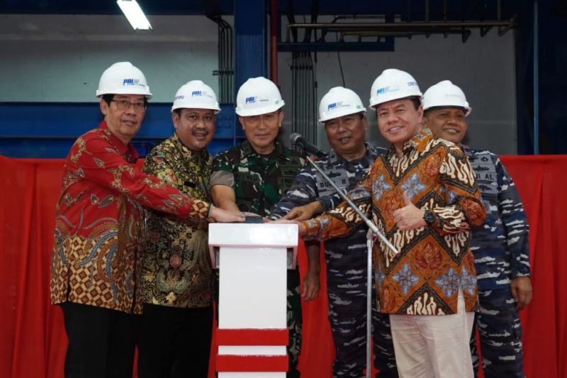 pt-pal-dan-kemhan-laksanakan-keel-laying-kapal-fregat-merah-putih-ke-2