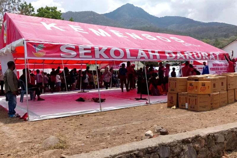 Kemensos pastikan seluruh tenda pengungsi Lewotobi tahan hujan