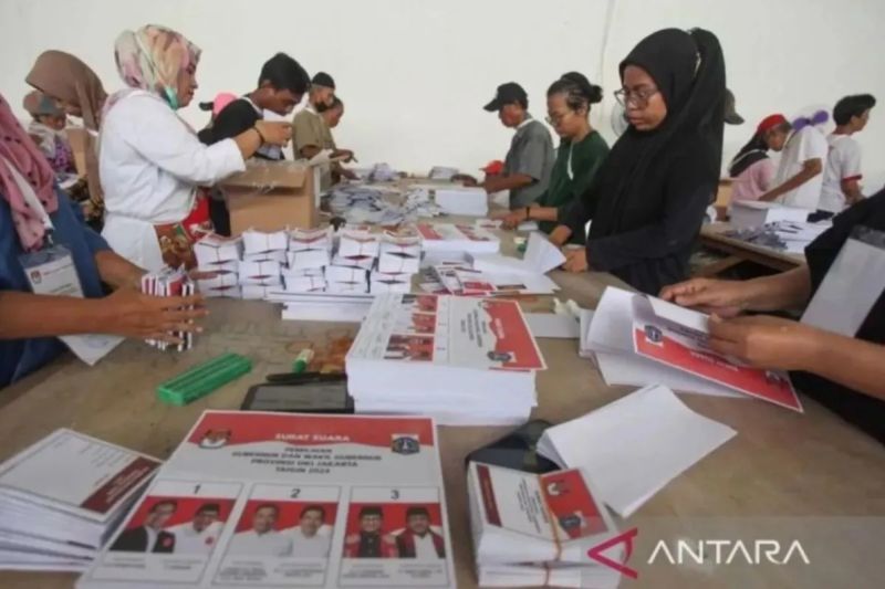 Jelang masa tenang, KPU DKI fokus distribusi logistik Pilkada