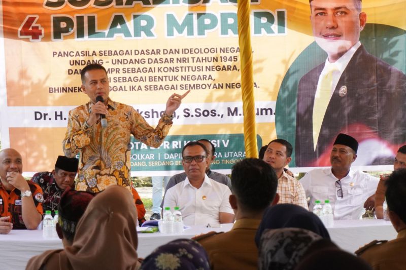 Anggota Komisi V DPR sosialisasi empat pilar kebangsaan hingga pelosok