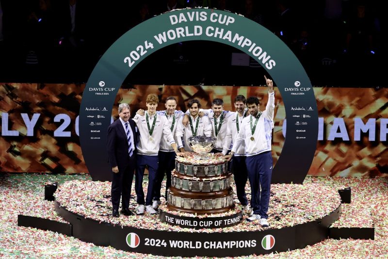 Italia kembali raih gelar juara Piala Davis