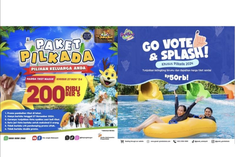 Cek promo seru di tempat wisata saat Pilkada 2024