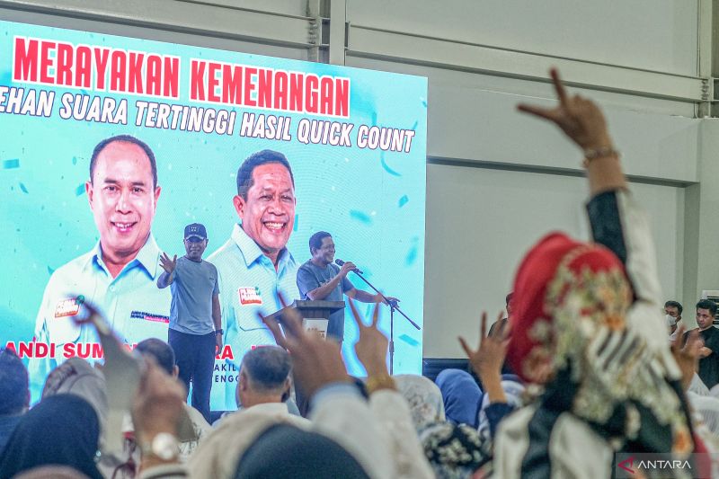 Andi Sumangerukka-Hugua raih suara tertinggi hitung cepat