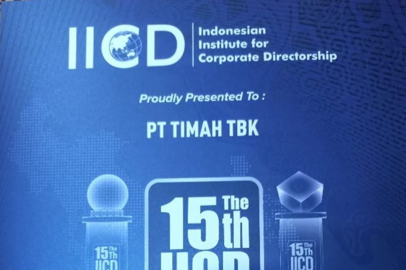 PT Timah raih Top 50 Mind Capitalization Public