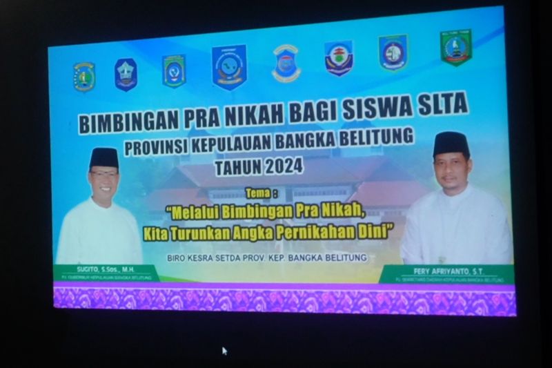 Babel gencarkan sosialisasi pra nikah untuk cegah pernikahan dini