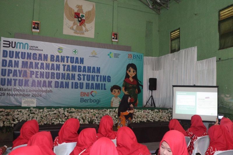 BNI salurkan bantuan makan gratis di Tasikmalaya untuk atasi stunting