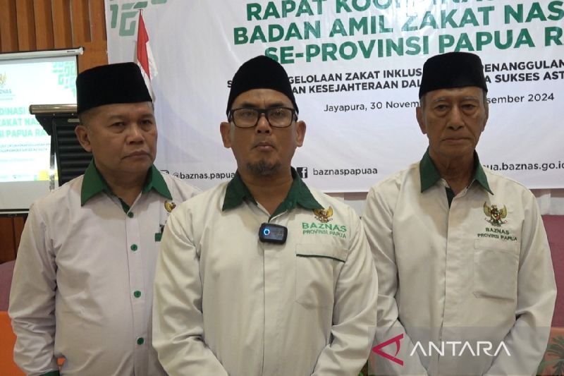 Baznas Papua realisasi himpun zakat Rp8,3 miliar