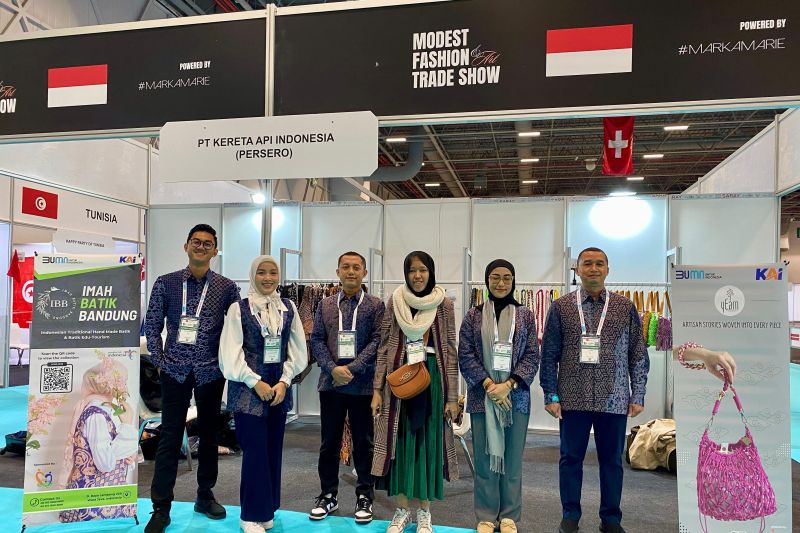 KAI Bawa UMK Mitra Binaan Tampil di Ajang Pameran Internasional di Istanbul, Turki