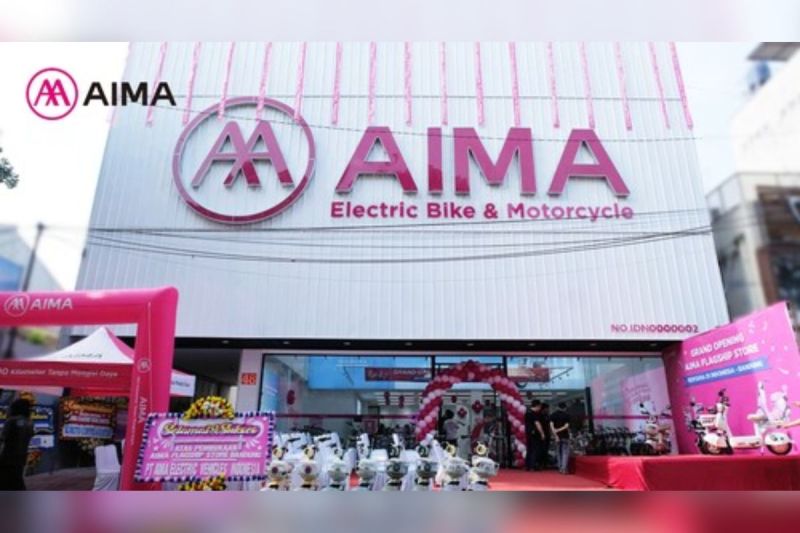 AIMA Electric Bikes Bandung Landmark Store telah Dibuka, Usung Tren Mobilitas Hijau di Pasar Global