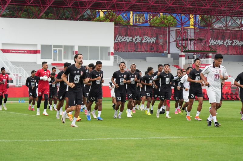 MALUT UNITED FOKUS LATIHAN TAKTIK HADAPI PSM MALUT UNITED BERSIAP HADAPI PSM 1