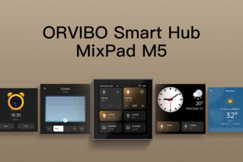 Kukuh di Puncak Pasar Panel Kontrol Pusat Pintar, ORVIBO Kembali Meluncurkan Produk Baru Mixpad M5