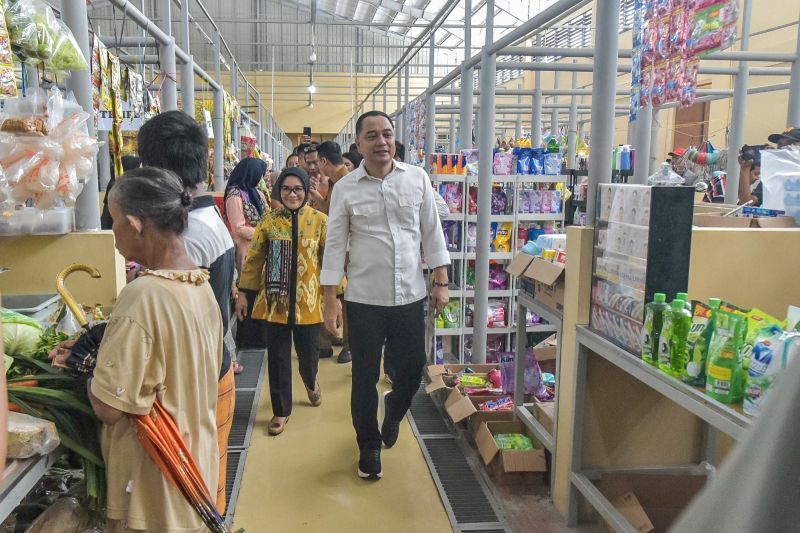 Surabaya jadikan Pasar Karah Baru sebagai percontohan pasar modern 