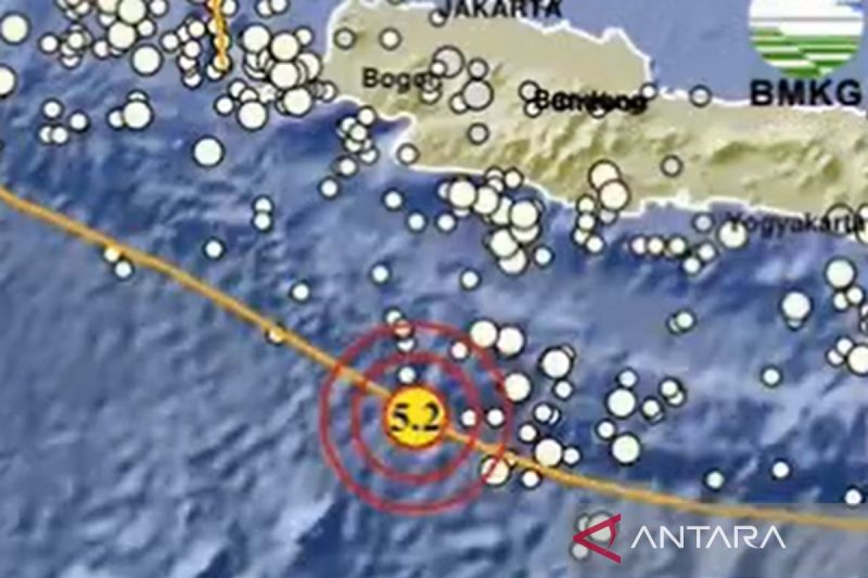 Gempa M5,2 guncang Sukabumi belum ada informasi kerusakan