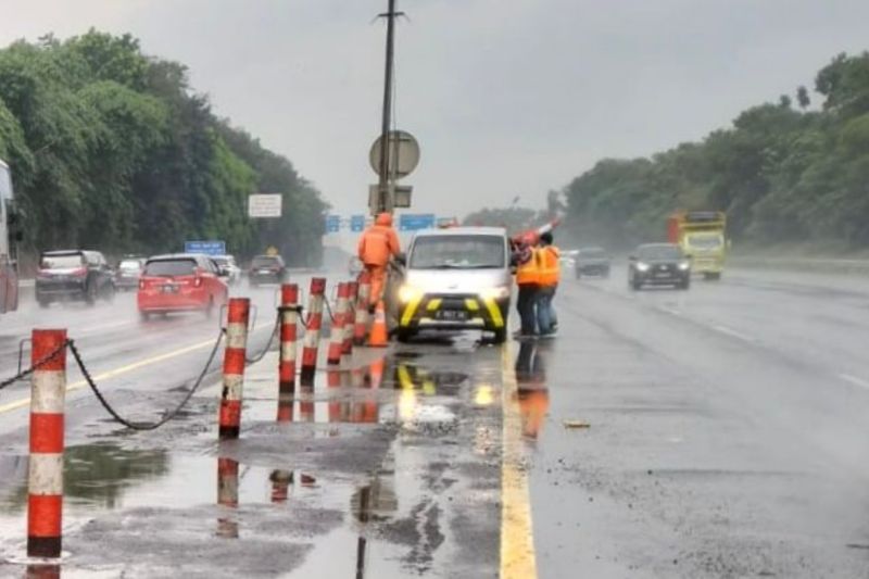 Diskresi Kepolisian, contraflow arah Cikampek Tol Japek dihentikan