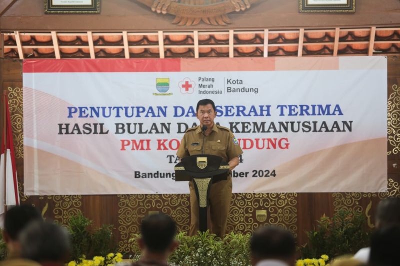 Pemkot Bandung kumpulkan Rp1,9 miliar pada bulan dana PMI 2024