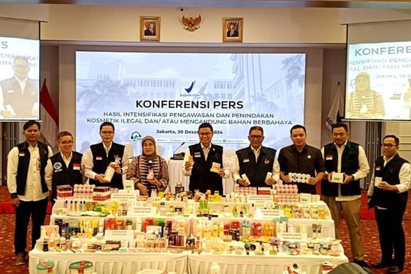 BPOM Temukan Peredaran Kosmetik Ilegal Senilai Lebih Dari Rp 8,91 M