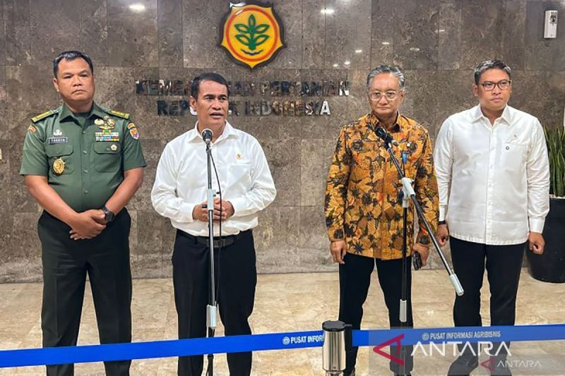 Mentan-Menteri PU dan Wakasad sinergi wujudkan swasembada pangan