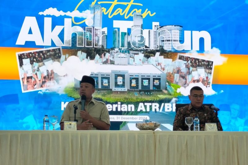 ATR redistribusi 251.049 bidang tanah ke masyarakat pada 2024