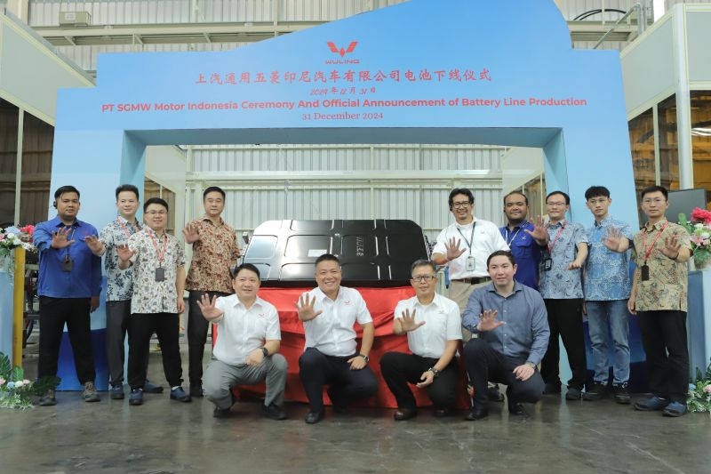 Baterai Wuling Cloud EV dan Binguo EV kini diproduksi di Cikarang