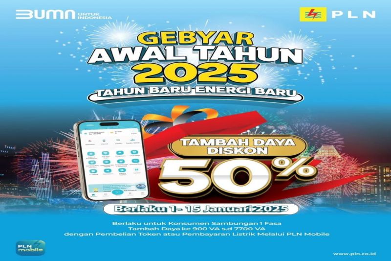 Diskon tarif listrik 50 persen perlu pendaftaran, benarkah?