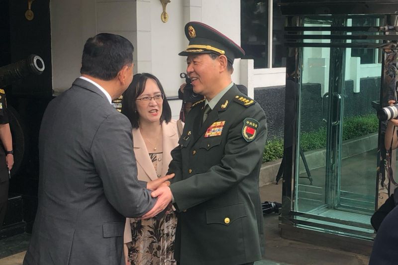 Menhan bahas rencana latihan bersama antara TNI dan militer China