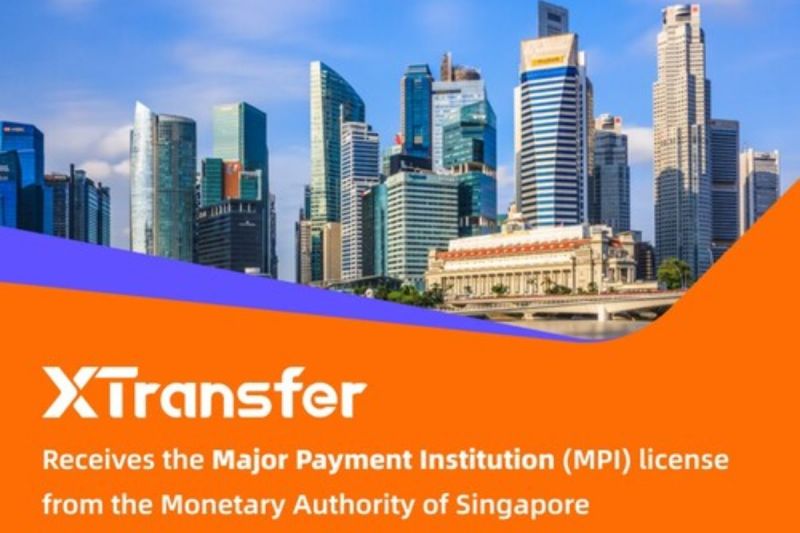 XTransfer Resmi Raih Lisensi MPI dari Monetary Authority of Singapore