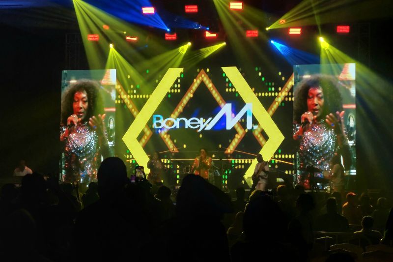 Boney M goyang penonton di Jakarta dalam Konser 50 Tahun