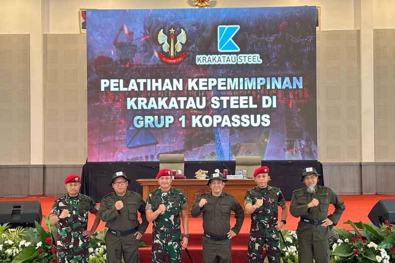 Bentuk Kepemimpinan Tangguh,  Krakatau Steel Laksanakan Pelatihan Bersama Kopassus