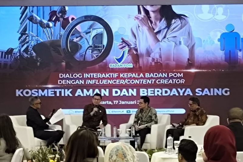 BPOM Gelar Dialog Interaktif Bareng Influencer dengan Tema Kosmetik Aman dan Berdaya Saing