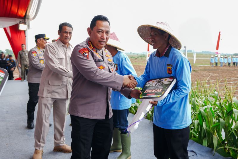 Kapolri: Program penanaman jagung langkah strategis swasembada pangan