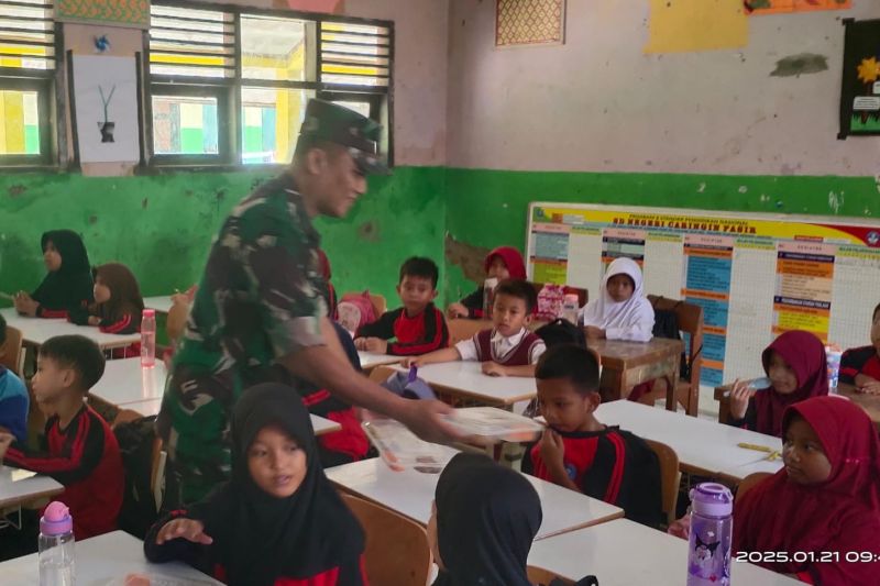 TNI gelar uji coba Makan Bergizi Gratis di Kabupaten Serang